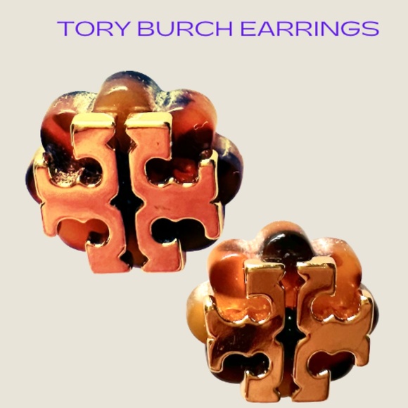 Tory Burch Authentic Post Earrings - Picture 4 of 5